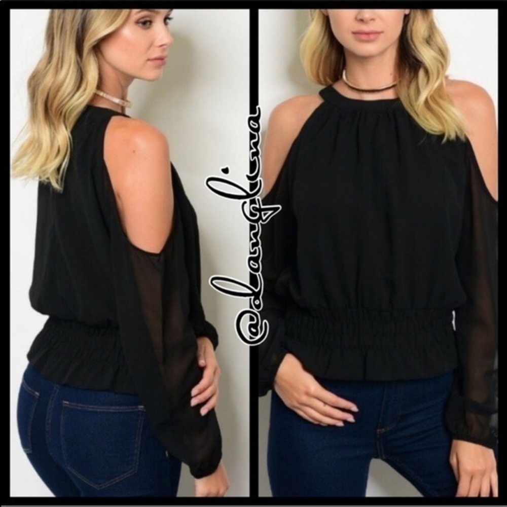 Cold shoulder top